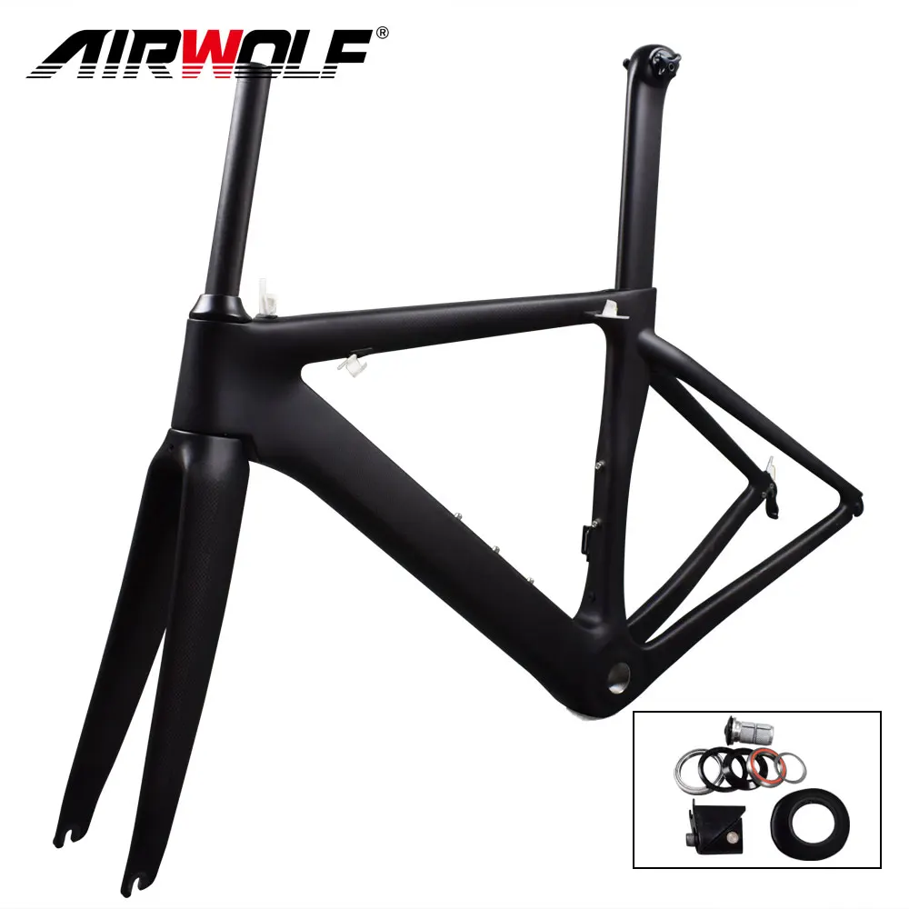 Carbon Road Bike Frame carbon bicycle frameset include fork/seatpost/headset for Mechanical/DI2 both carbon bike frame