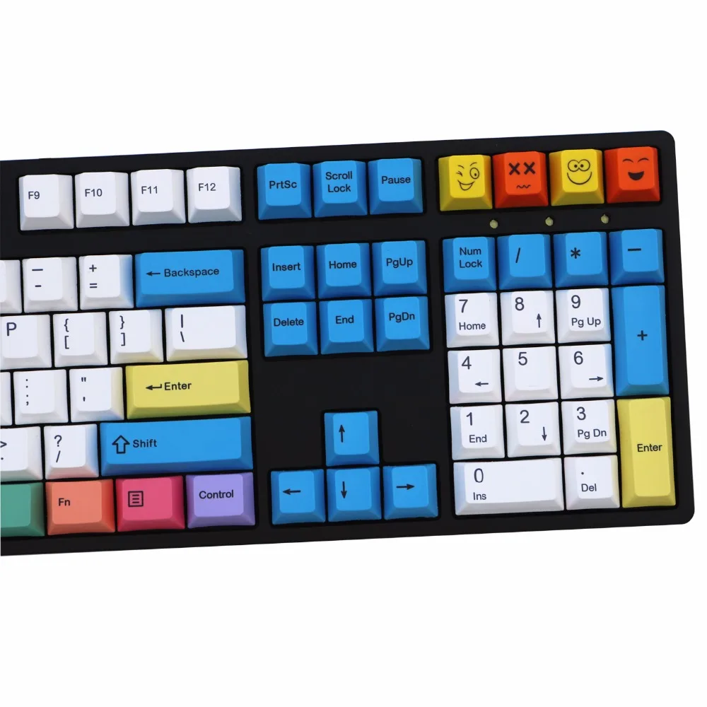 Coloured Chalk 108/115 Keys Mechanical Keyboard PBT keycaps Cherry Profile ANSI Layout Just the keycap is not the keyboard Coloured Chalk 108/115 Keys Mechanical Keyboard PBT keycaps Cherry Profile ANSI Layout Just the keycap is not the keyboard