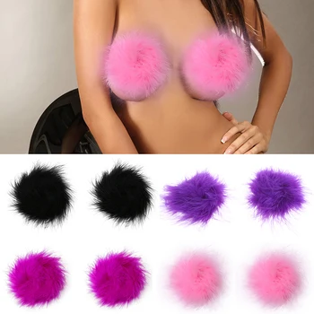

Sexy Erotic Toys Women Lingerie Sequin Tassel Breast Bra Nipple Cover Stickers