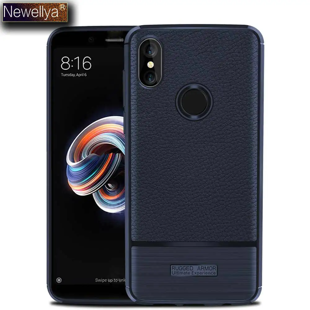 NEWELLYA High Quality Case For Xiaomi mi 6X mi6X Armor Silicon Back Covers Mobile Phone Bags Cases 6 X Cover |