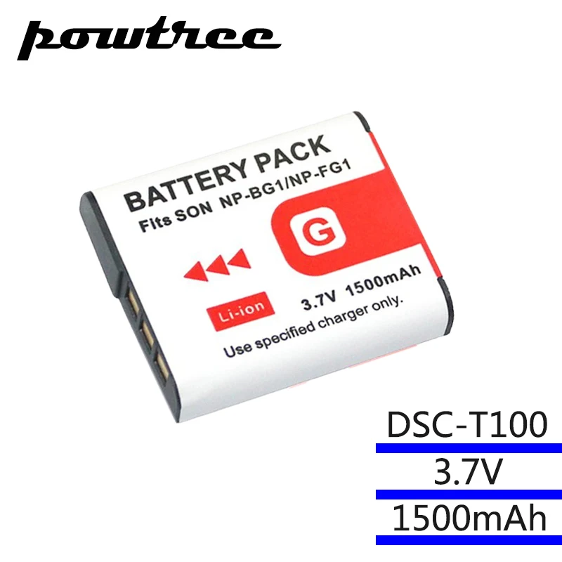 

3.7V 1500mAh batteries For SONY DSC-T100 DSC-T20 DSC-W300 DSC-W200 W100 W50 W35, DSC-H3 H5 H10 H20 HX5V DSC-WX1 DSC-N1