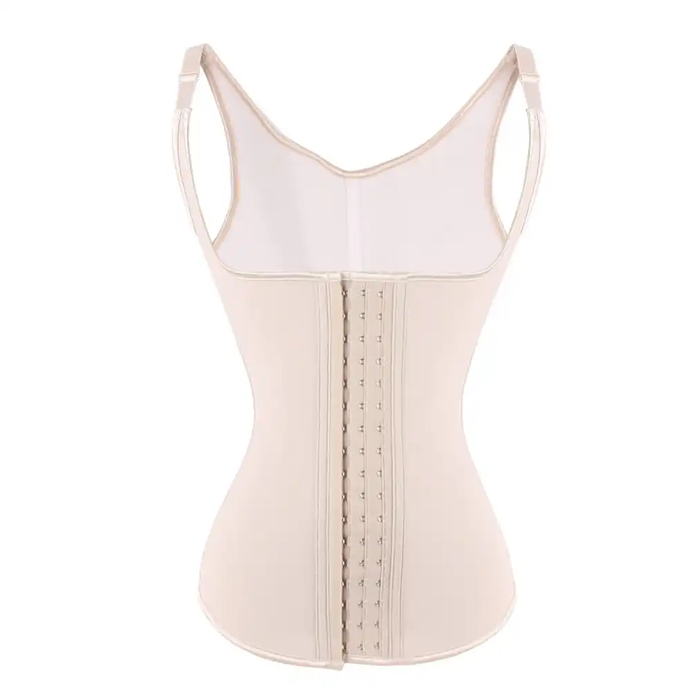 YUMDO Latex Waist Trainer Nude Latex Waist Trainer Vest For Women Plus