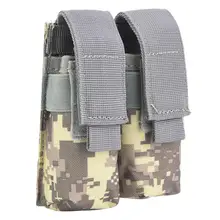 Патронташ наружный тактический портативный военный аксессуар нейлоновый пакет с двумя цилиндрами сумка для журналов охотничий аксессуар
