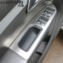 Для TOURAN 2005- LHD главный переключатель панели наклейки из нержавеющей стали