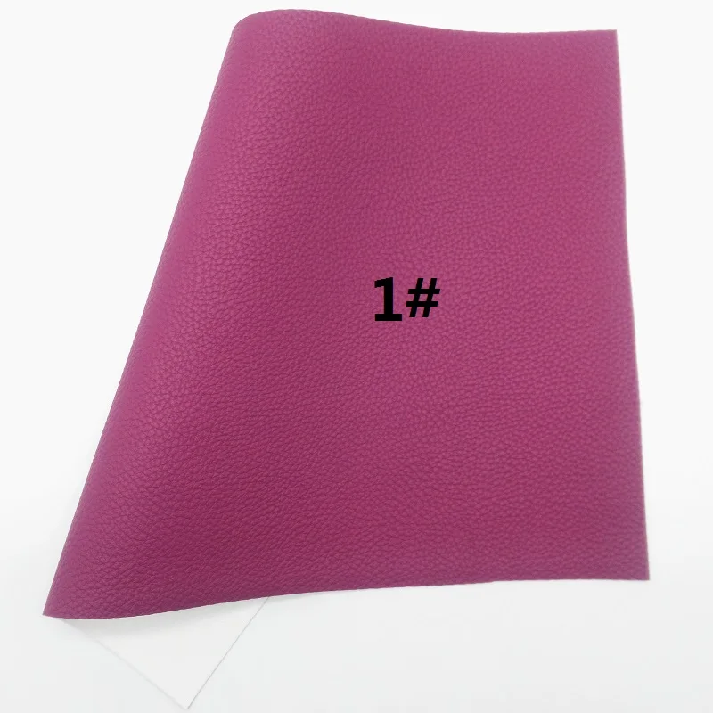 Розовая блестящая ткань, массивные блестящие кожаные листы, личи искусственная кожа ткань для бантов A4 Размер " x 11" Мерцание Ming XM137 - Цвет: 1