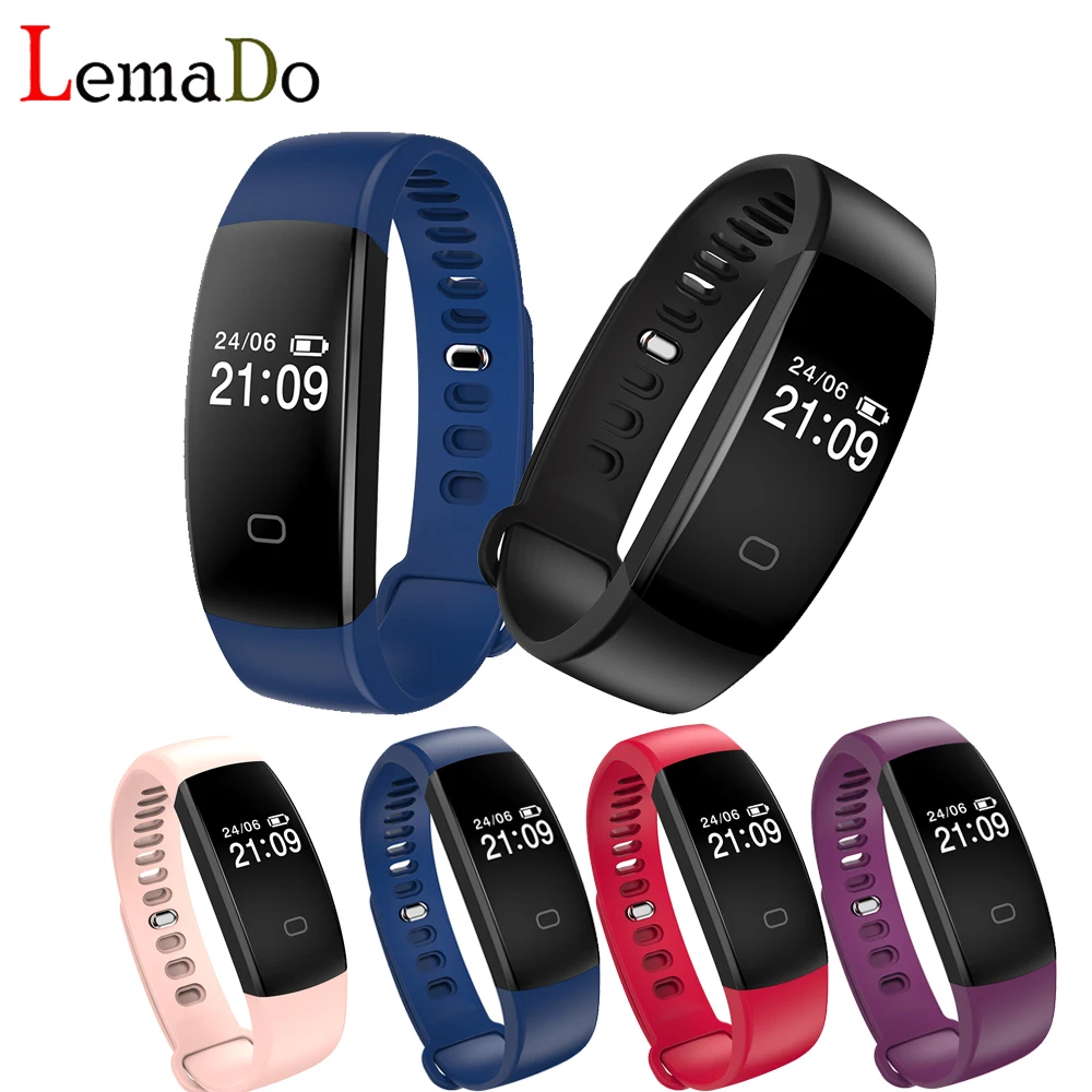 F08hr Smart Bracelet Heart Rate Bluetooth 4 0 fitness bracelet Pedometer Calorie Activity Wristband Smart Band
