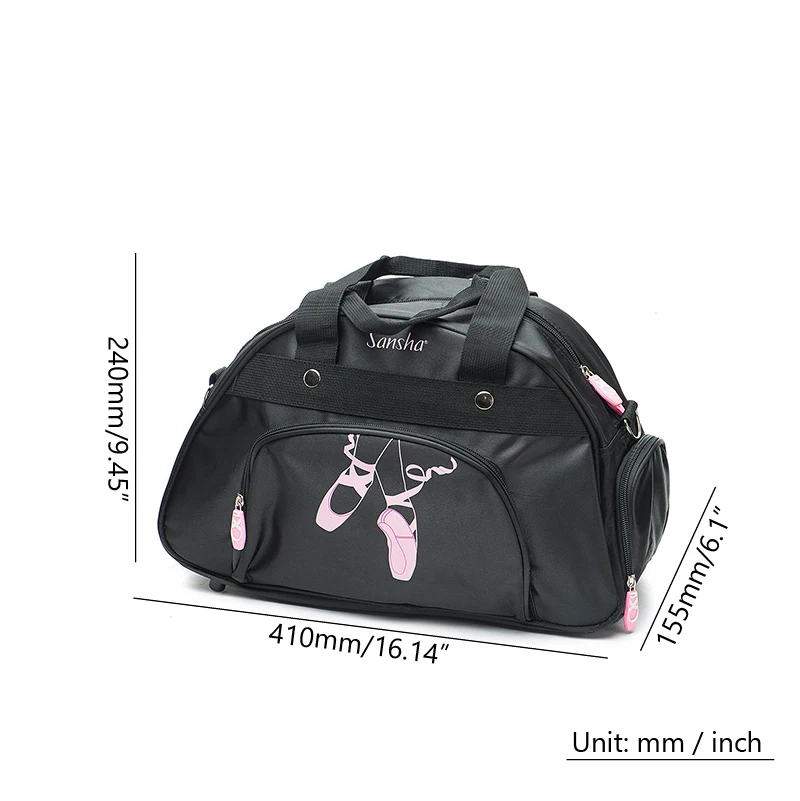 Sansha High Quality 15L Ballet Dance Bag With Adjustable Shoulder Strap Gym Sports Bag For Women Girls  KBAG31 5