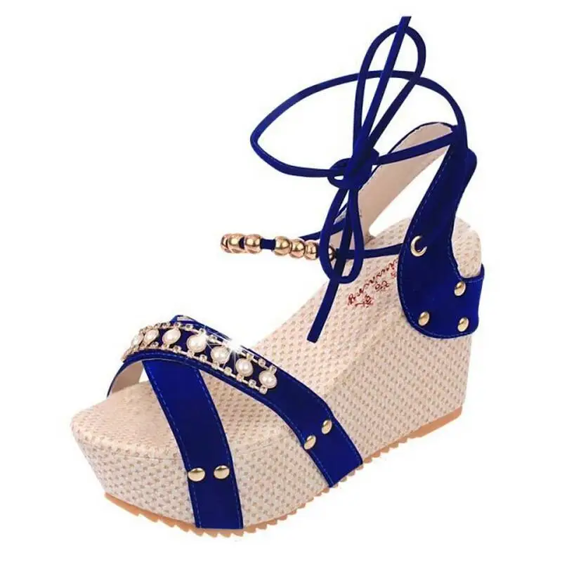 Todo Frescas Son Tacón Verano Nuevo Beige Primavera Cómodo fósforo azul De Sandalias negro Zapatos Alto 4qAgxWSwF