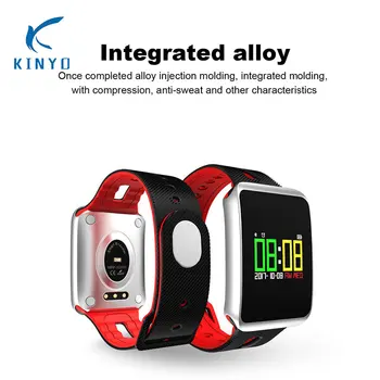 

Colorful wristband heart rate monitoring blood oxygen monitoring smart bracelet bluetooth message reminder man woman smart band
