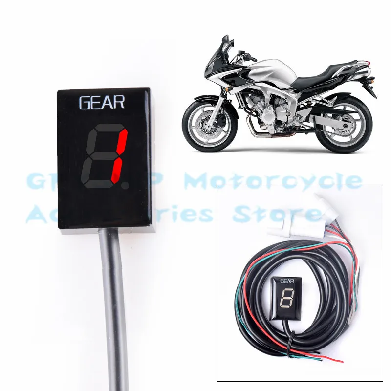 New Moto цифровой измерительный прибор с ЖК-дисплеем для детей возрастом 1-6 ступенчатая передача индикатор подходит для Yamaha Roadliner 2006 2007 2008 2009 2010 2011 2012 2013