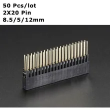 Hellotronics 50 шт./лот Штабелируемый наконечник для Raspberry Pi B+ Pi 2 Pi 3 Pi 4 2x20 Экстра Высокий стековый наконечник клемма женского типа