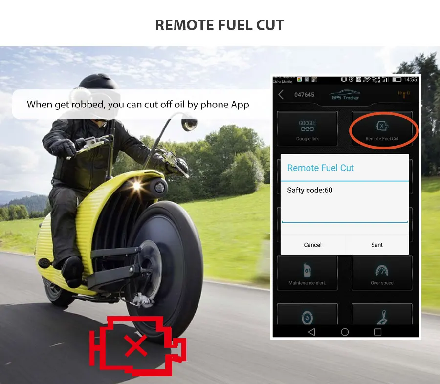 Moto gps для велосипедов moto rcycles с Android и IOS APP gps трекинг сигнализация Система безопасности для защиты moto rcycle NTG02M