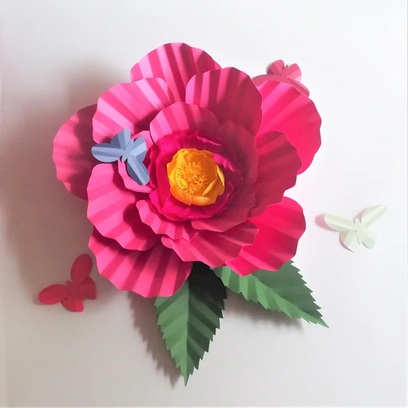 Mexican giant paper flowers backdrop  Giant paper flowers, Paper flowers, Mexican  paper flowers