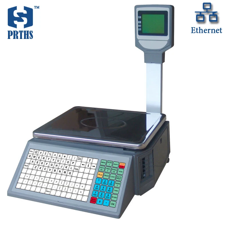 Label Scales 6000 PLUs data storage capacity printed in PC