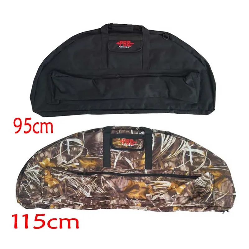 

95cm/115cm Archery Compound Bow Bag Padded Layer Foam Bow Case Hunting Holder Arrow Tube Packet Portable Bag