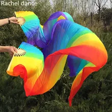 Окрашенная чистый натуральный шелк, вуаль для танца живота, сексуальная, 180 см, длинная шелковая вуаль для танцев, r шоу на сцене, пара