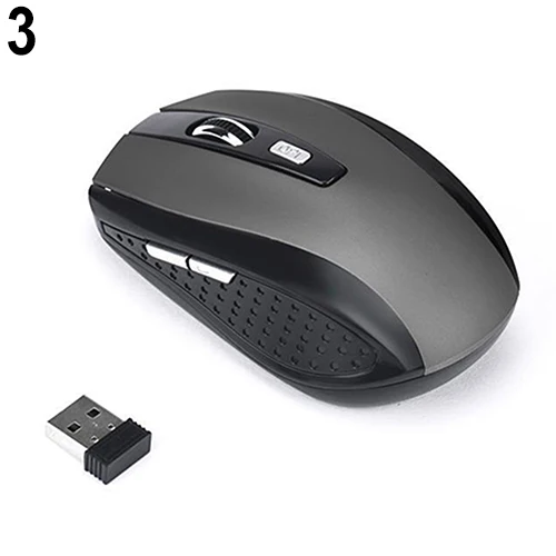 2.4GHz Wireless Mouse Portable Optical 6 Buttons 1200 DPI Mice For Computer PC Laptop Gamer Ergonomic Mouse - Цвет: Gray 7500