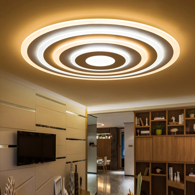 Dimming+Remote Control Modern Led Ceiling Lights For Living Room ...