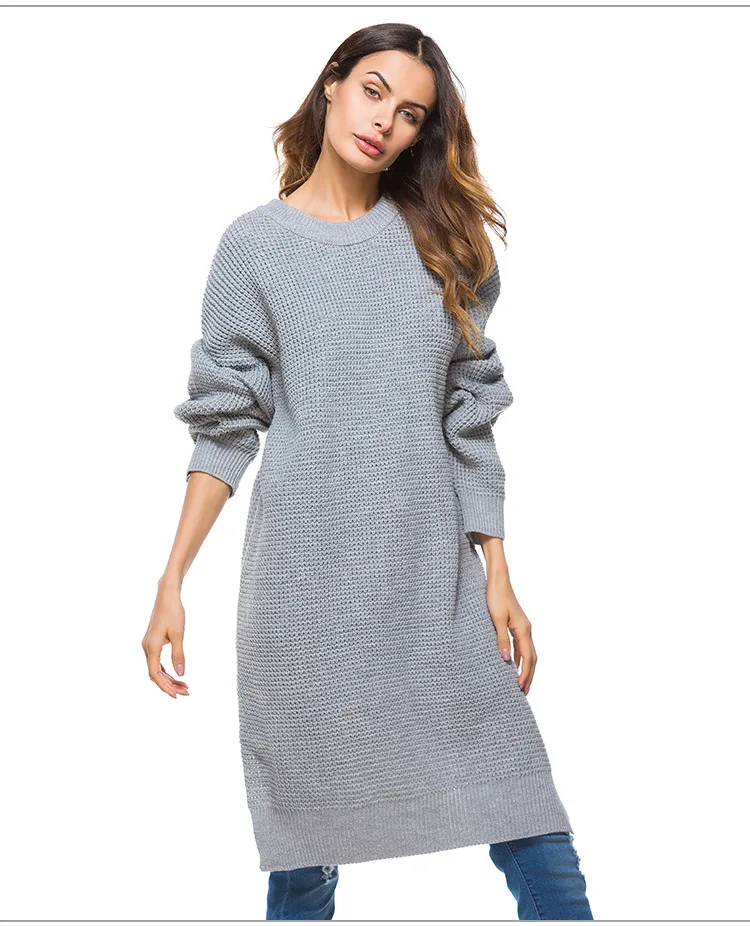

Vadim New Limited Dress Zanzea Sale Maxi Dress Women's Free Shipping 2019 Style Autumn Long-sleeved Knit Long Sweater Women