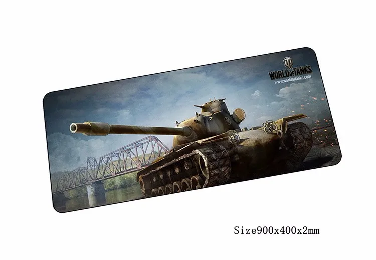 World of tanks коврик для мыши 90x40 см Коврик для мышь Notbook коврик для компьютерной с обработанным краем игровой коврик геймер к клавиатуре коврики для мыши