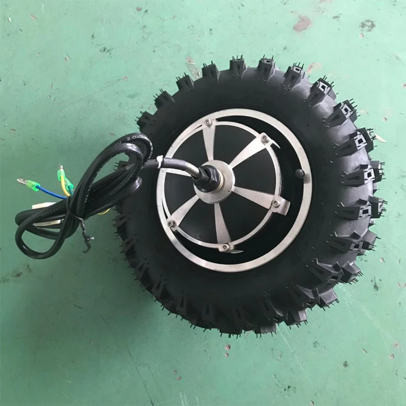 Sale Electric Brushless Gear Hub Motor 48V 350W, 11inch 12inch 14inch 45N.m 5-10km/h Speed Wheel Motor, Snow Sweeper Scooter Motor 5
