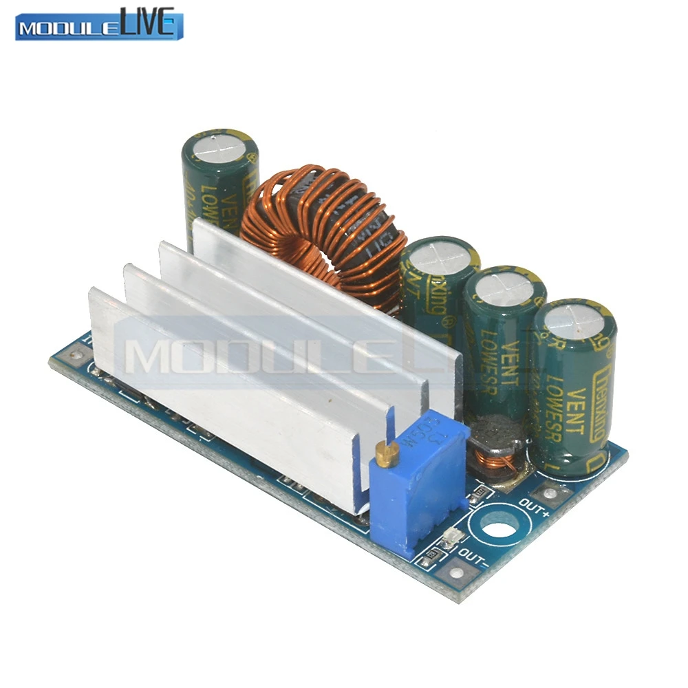 

DC 5V 12VStep Up Down Power Supply AT30 Converter Buck Boost Board Module Replace XL6009 4-30V To 0.5-30V Cooling Fan