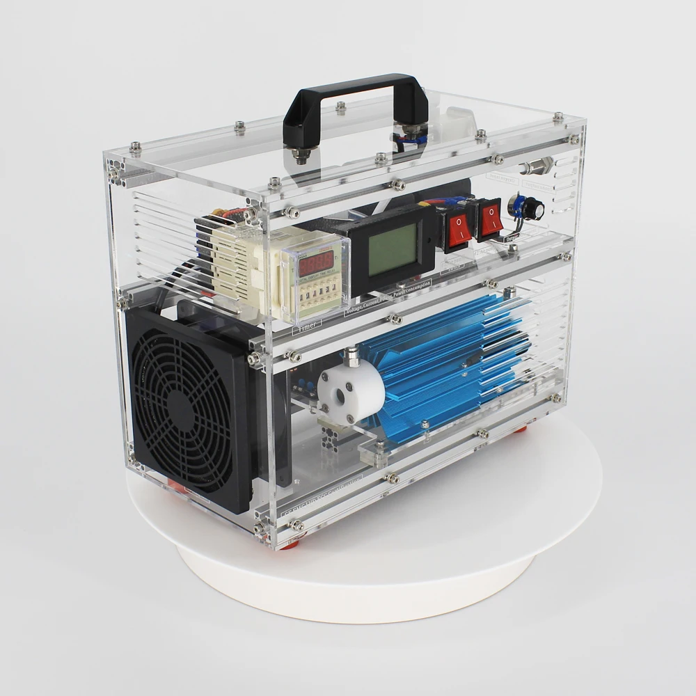 

Pinuslongaeva 6SQY BO-1030QY 0-10g/h 10gram adjustable acrylic shell ozone generator disinfection machine for air or water