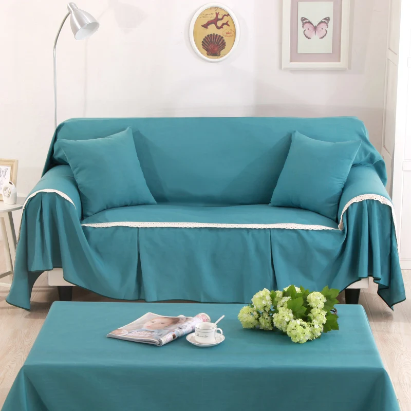 Льняные и хлопковые нескользящие Sofa Slipcover диване крышка Гостиная диван Полотенца