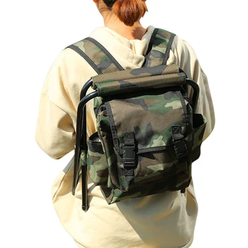 

Portable Foldable Fishing Chair Multi-function Outdoor Fishing Storage Bag Chair C55K Sale
