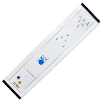 

Besegad Portable Curling Game Toy with Discs Magnetic Bars Roll-up Mat for Kids Children Adults Family Gathering Party