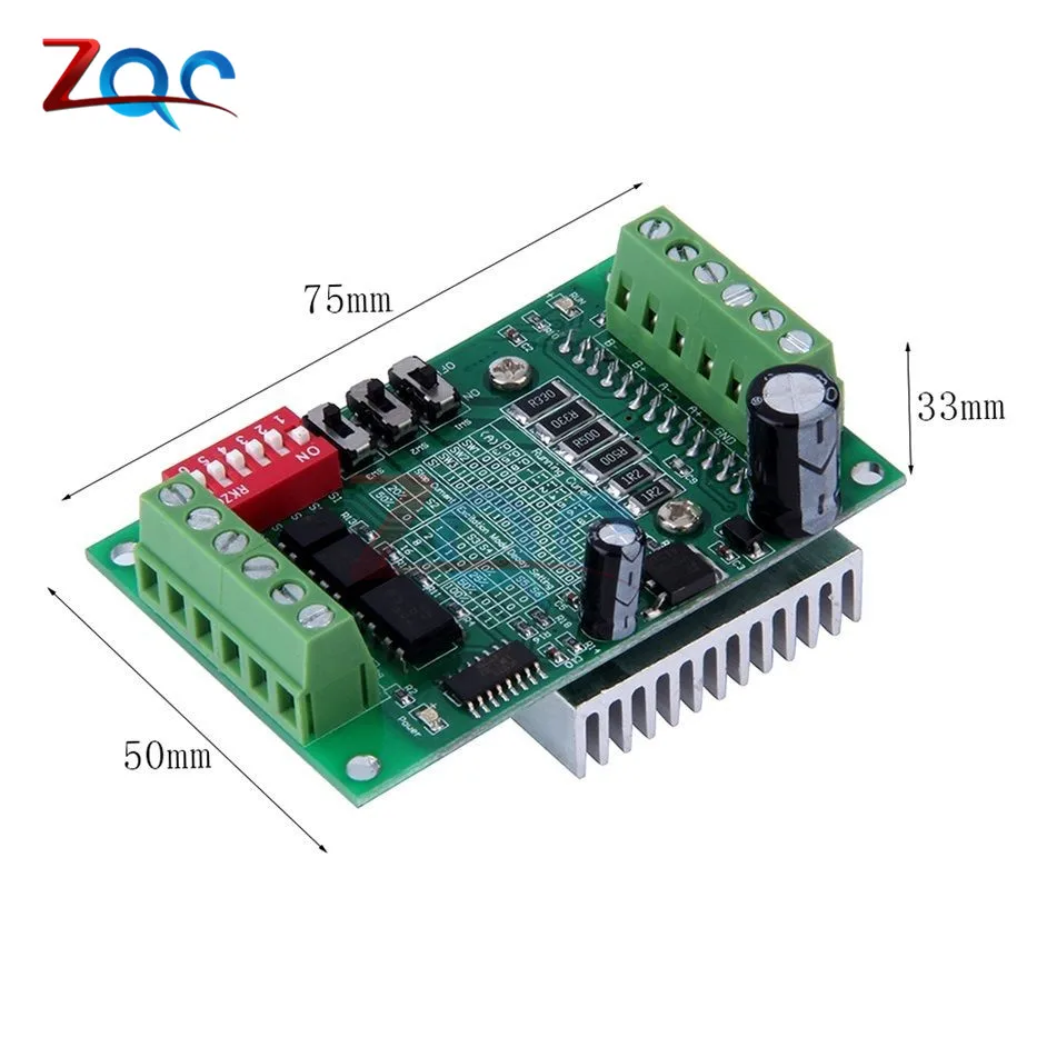 TB6560 3A привод шагового двигателя CNC шаговый двигатель плата одноосный контроллер 10 файлов контроллер двигателя TB6560AHQ