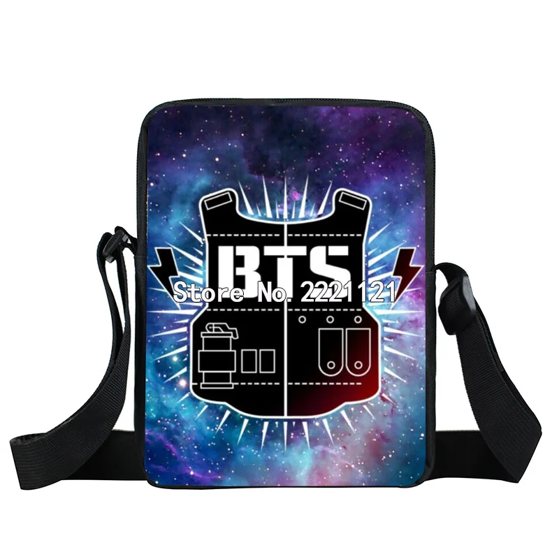 Korean KPOP BTS EXO GOT7 BAP Messenger Bag Girls Mini Crossbody Bag