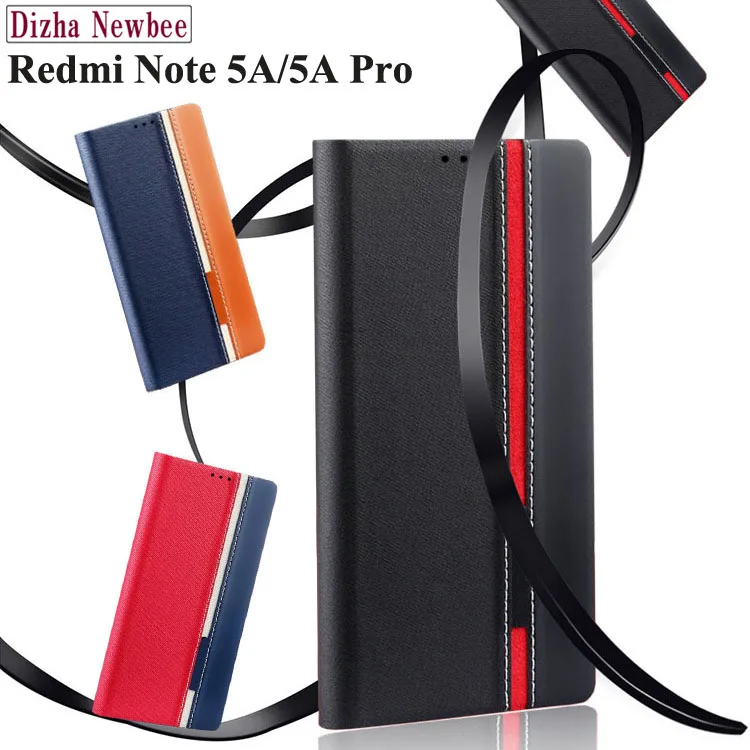 

case xiaomi redmi note 5a pro cover,Luxury Leather Flip shell For xiaomi redmi note 5a case Cover Cases With Card Holder