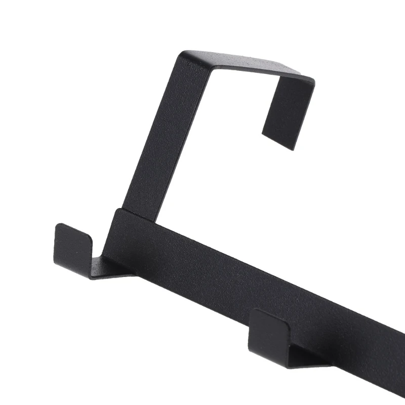 cheap NEW Home Use Over The Door Hook Rack Metal Hanger Storage Holder Hanging Coat Hat Towel Bag Adhesive Hook