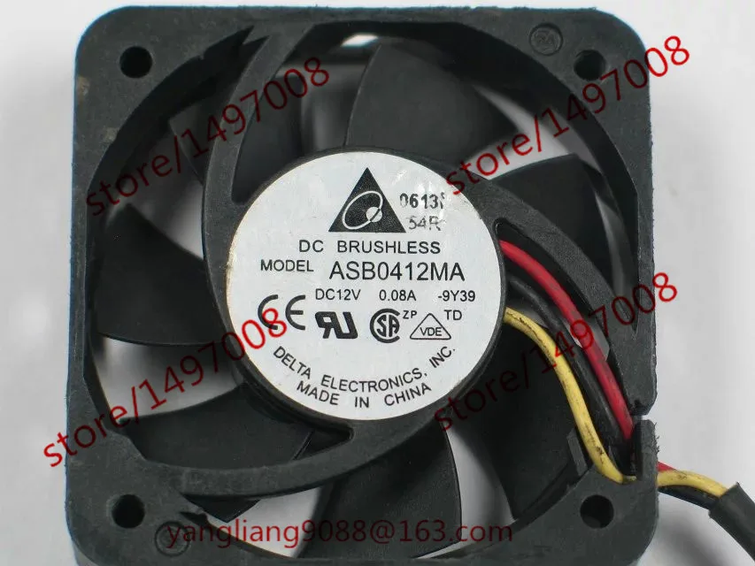 Охлаждающий вентилятор для сервера Delta Electronics ASB0412MA 9Y39 DC 12 В 0.08A 40x40x10 мм|cooling fan|fan