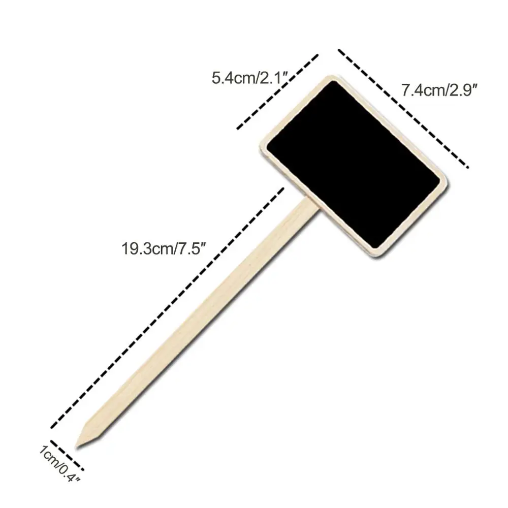 10 шт. мини-маркер украшения для дома многоразовые садовые инструменты растения бирки деревянная доска классификация маркер мини доска