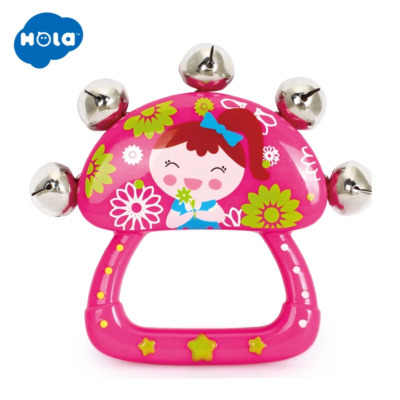 1PC HUILE TOYS 3102D Baby Toys Castanet Clapper Handle Musical Instrument Toy Preschool Early Educational Hand Clapper