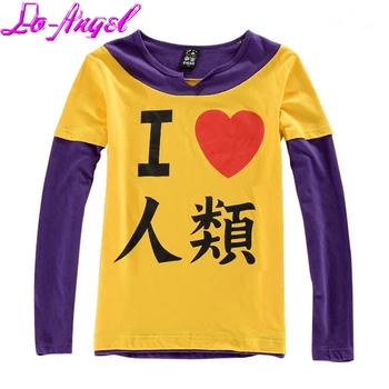 

Anime NO GAME NO LIFE Sora Tees Cosplay Costume Short/Long Sleeve Tee T-shirt Casual Cotton Tops Gift wrist