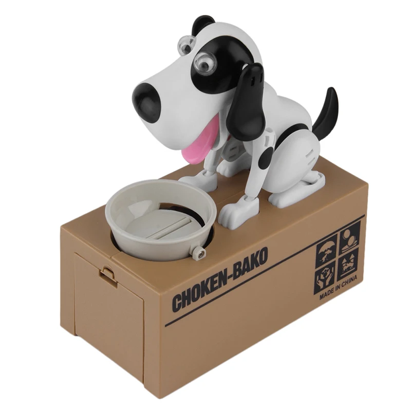 

1pcs Robotic Dog Money Saving Box Money Bank Automatic Stole Coin Piggy Bank Moneybox Toy Gifts for Kids Children's Day F