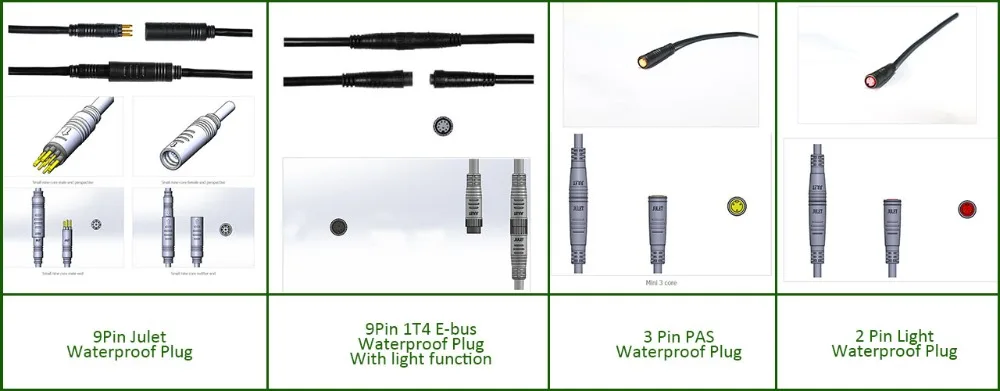 BOLLFIT контроллер электровелосипеда 36/48V 22A 25A 9 МОП светильник Функция весь воды доказательство разъем KT Kunteng 500 Вт мотор для электрического велосипеда