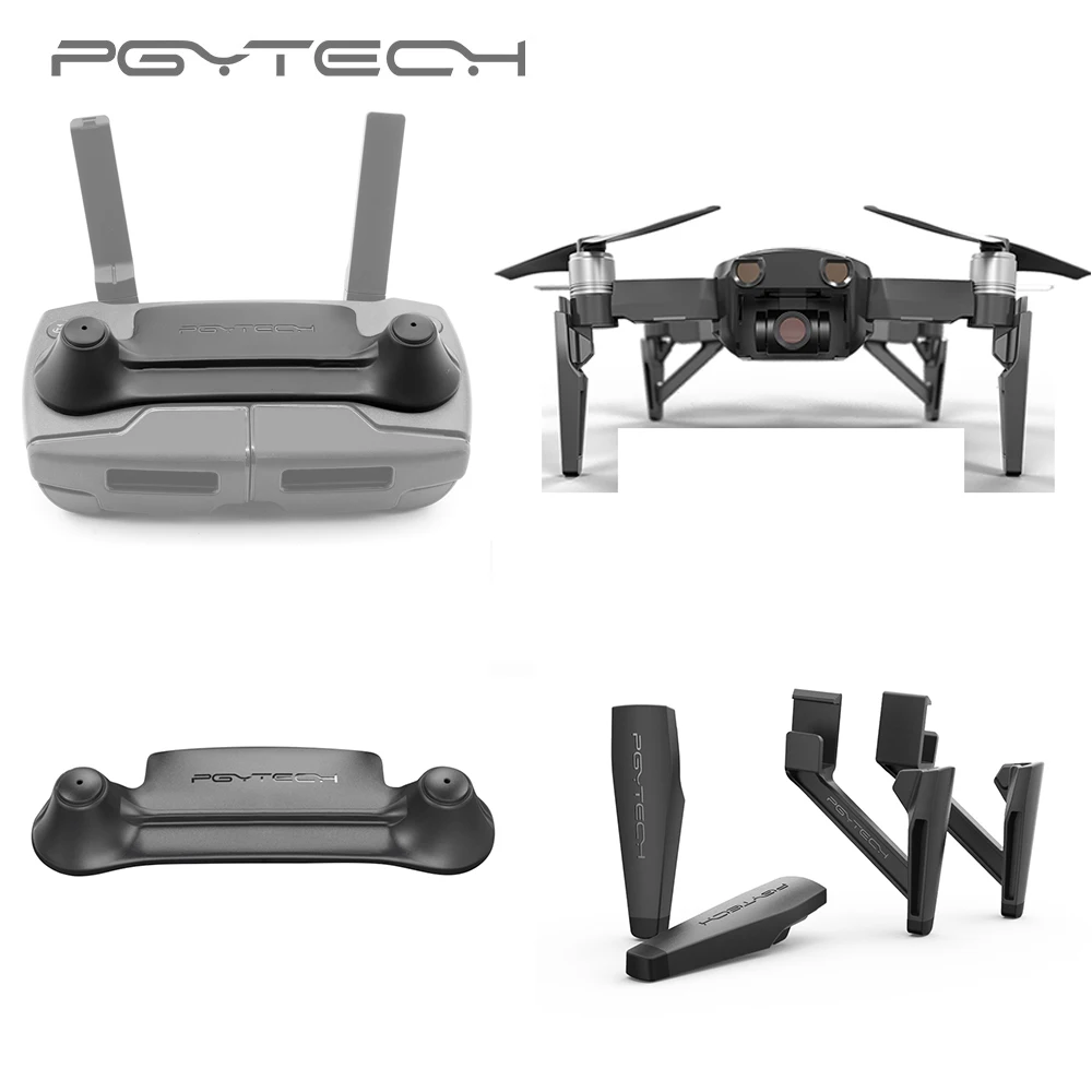 PGYTECH для DJI Mavic Air посадочная Шестерня удлинение ноги + пульт дистанционного