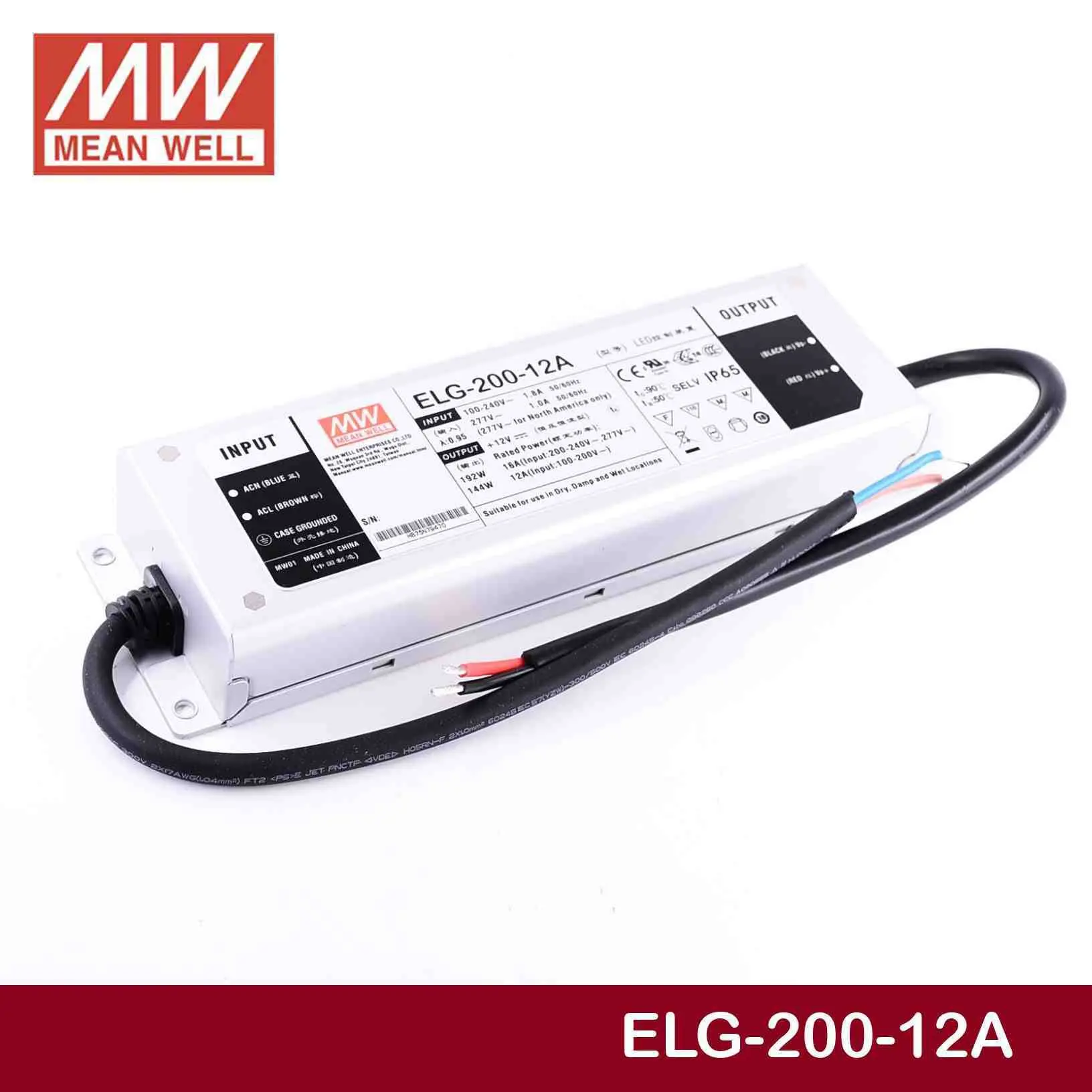 

MEAN WELL ELG-200-24B-3Y MEAN WELL 192W24V waterproof LED power supply 8.33A current adjustable lighting