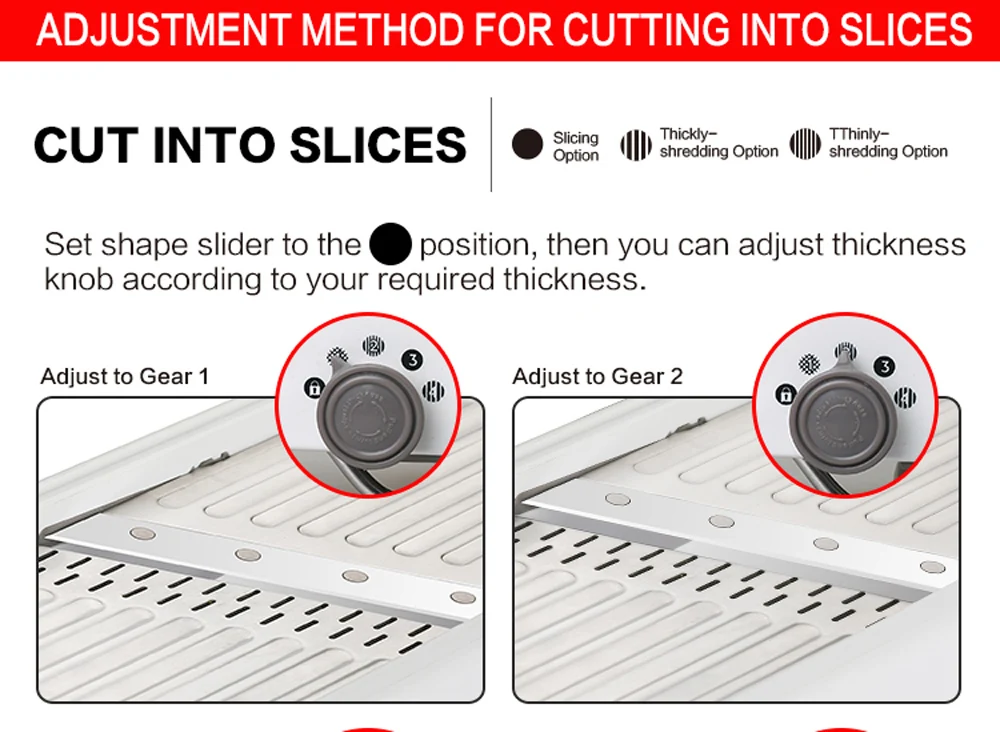 Овощерезка Руководство мандолина Slicer овощерезка Терка фрукты Chooper Жульен картофель морковь лук Кухня растительное инструмент Аксессуары