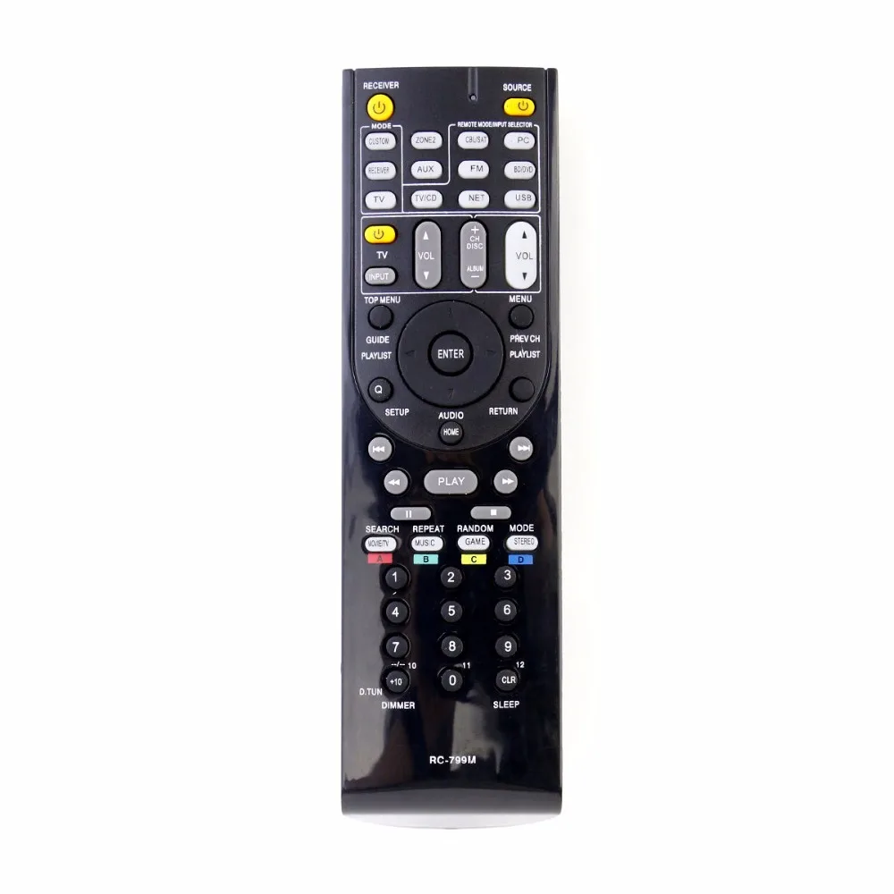 

RC-799M Remote Control Repalcement For Onkyo AV Receiver RC-807M RC-810M RC-812M RC-801M AV Receiver