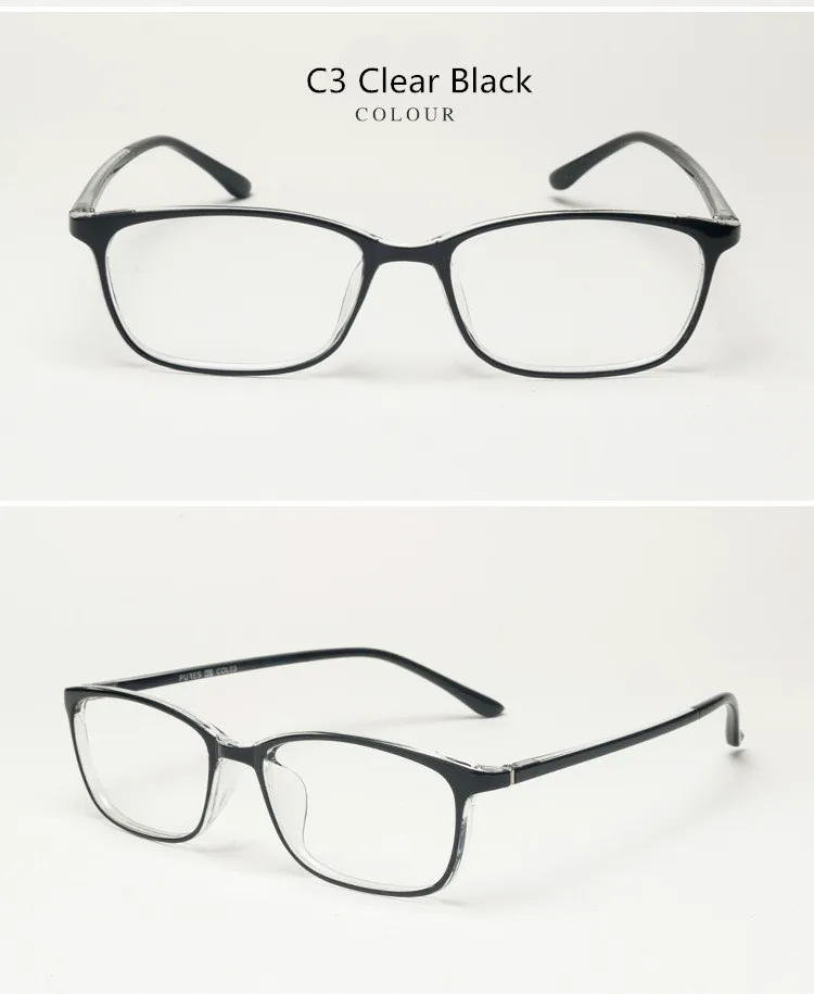 TR90 очки для близорукости, винтажные оптические очки для учеников, оправа для женщин, очки для девушек, высокое качество, гибкие - Цвет оправы: C3