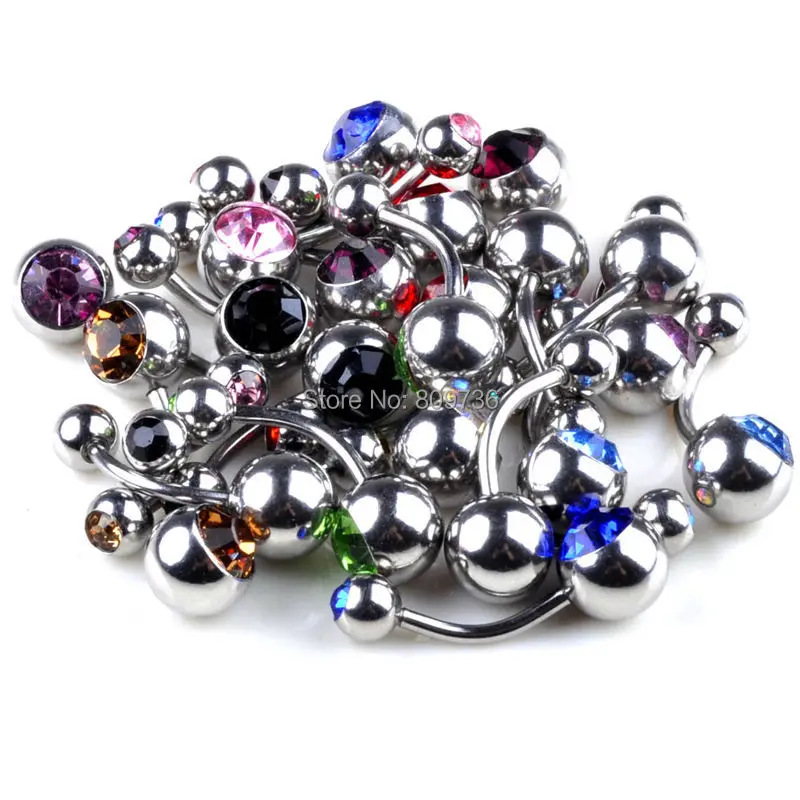 10 шт. кольцо для пирсинга живота из нержавеющей стали|jewelry piercing|belly barspiercing wholesale |