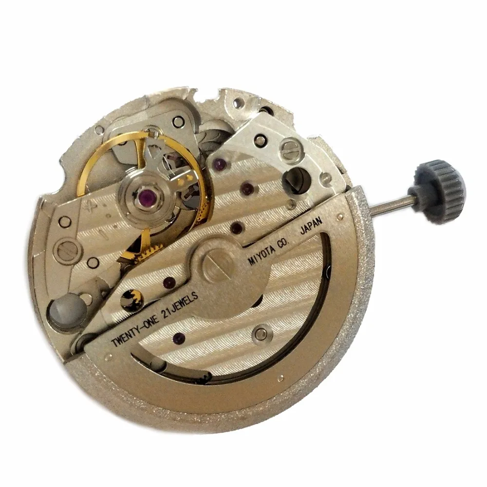 

Miyota 8217 Automatic Mechanical 3 Hands Date 21 Jewels Japan Made 24 Hour Hand