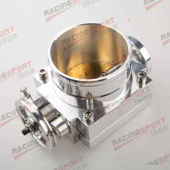 

90mm Fit For Toyota Supra 2JZGTE Intake Throttle Body CNC T6 Aluminum Silver