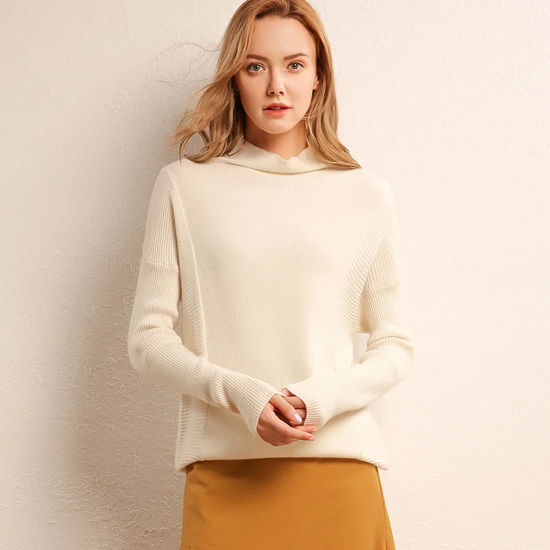 adohon 2018 womens winter Cashmere sweaters and auntmun women knitted Pullovers Turtleneck High Quality Warm Female Solid