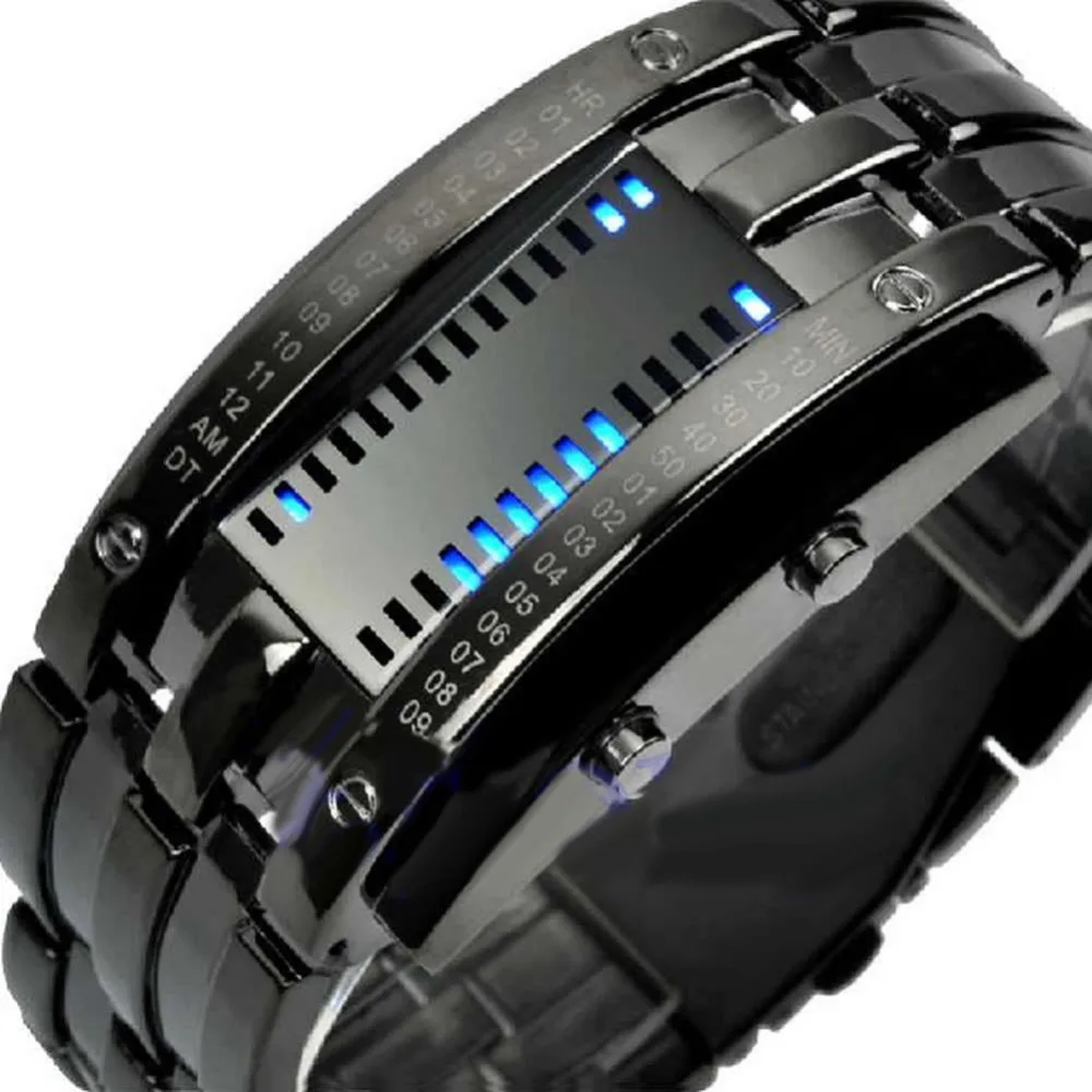 

Fashion Creative Binary Wrist Watch Digital Watch Couple Sport Electronic Watch Men Women LED Watch Clock Relogio Reloj Saat